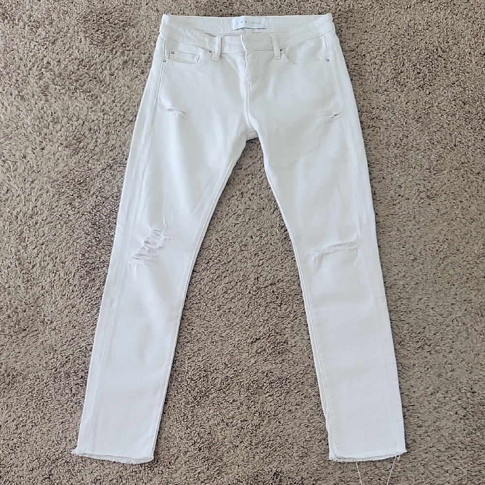 IRO White Distressed Women Jeans
